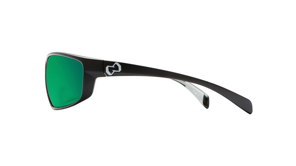Native Eyewear Bigfork Sunglasses,Asphalt Frame,Green Reflex Lens,Polarized,161 302 529