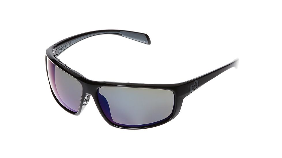 Native Eyewear Bigfork Sunglasses,Iron Frame,Blue Reflex Lens,Polarized,161 300 526