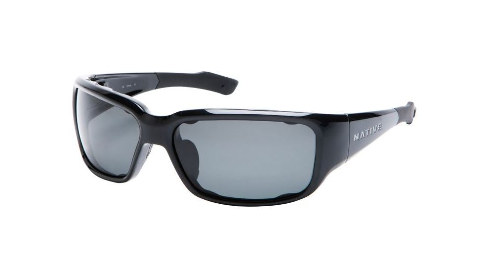 Native Eyewear Bolder Sunglasses, Iron Frame, Gray Lens, Polarized, 138 300 502