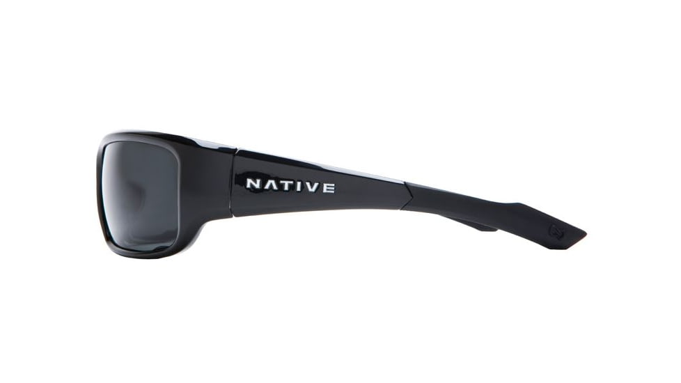 Native Eyewear Bolder Sunglasses, Iron Frame, Gray Lens, Polarized, 138 300 502