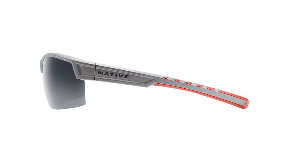 Native Eyewear Catamount, Platinum Frame, Gray Lens, 189 603 523