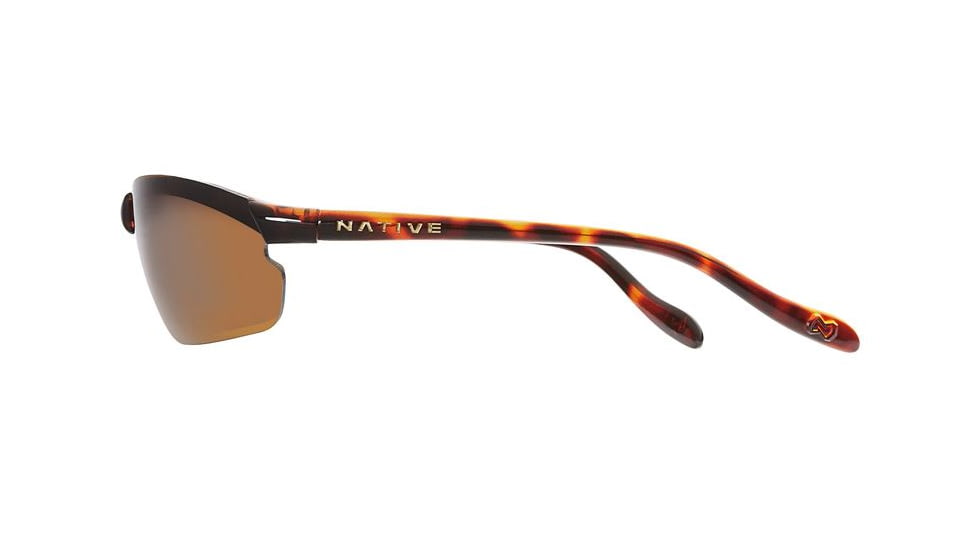 Native Eyewear Dash XP Sunglasses, Maple Tort Frame, Brown Lens, Polarized, 116 342 515