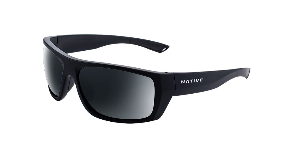 Native Eyewear Distiller, Matte Black Frame, Gray Lens, 187 302 523