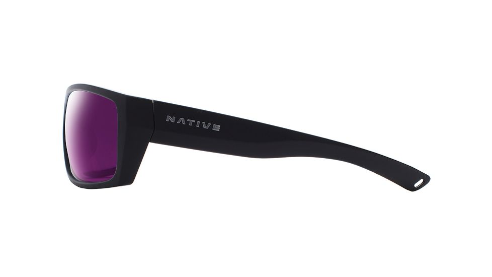 Native Eyewear Distiller, Matte Black Frame, Violet Reflex Lens, 187 302 531