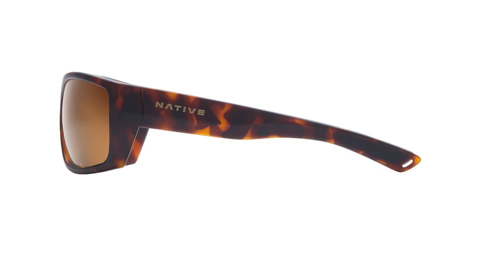Native Eyewear Distiller Single Vision Prescription Sunglasses, Matte Dark Tortoise Frame, Polarized, 187 914 524SV