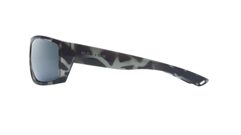 Native Eyewear Distiller Single Vision Prescription Sunglasses, Matte Gray Tortoise Frame, Polarized, 187 911 528SV