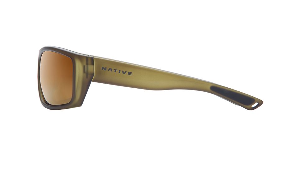 Native Eyewear Distiller Single Vision Prescription Sunglasses, Matte Moss Frame, Polarized, 187 356 527SV