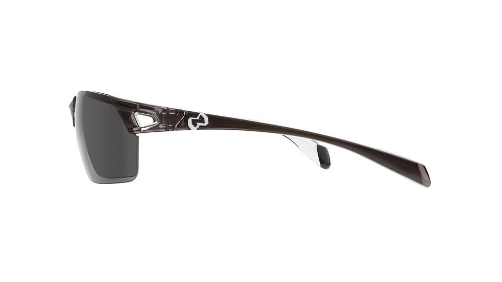 Native Eyewear Eastrim Sunglasses, Smoke /White Frame, Gray Lens, Polarized, 160 349 523