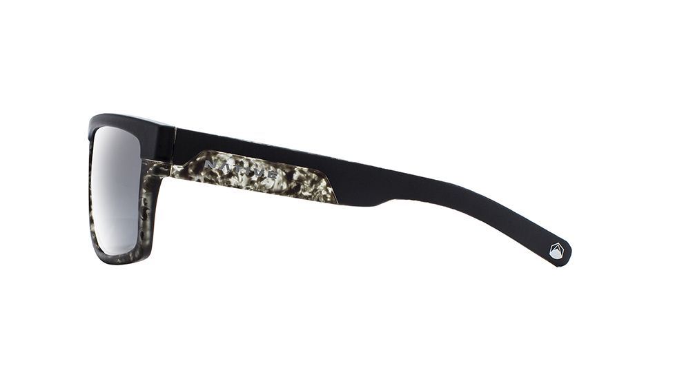 Native Eyewear El Jefe, Matte Black / Black Tort Frame, Silver Reflex Lens, 191 923 528