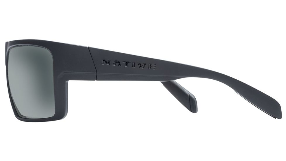 Native Eyewear Eldo Sunglasses,Asphalt/Dark Gray/Asphalt Frame,Gray Lens,Polarized,177 902 523
