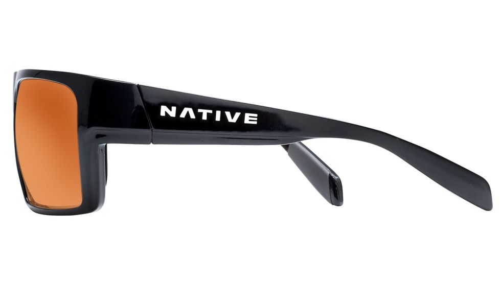 Native Eyewear Eldo Sunglasses,Iron/Dark Gray/Iron Frame,Brown Lens,Polarized,177 900 524