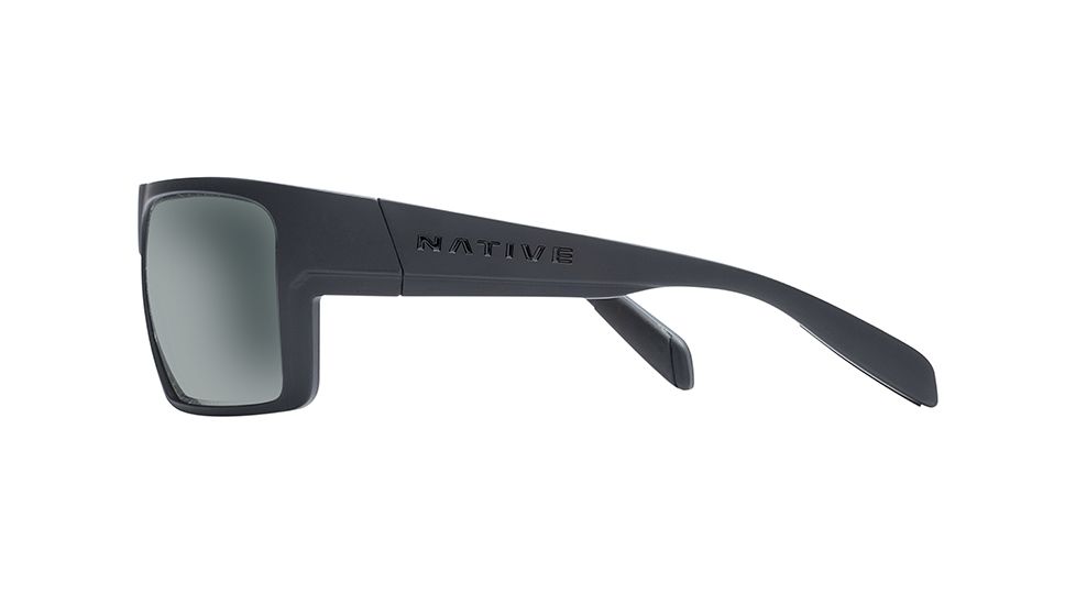 Native Eyewear Eldo Sunglasses,Asphalt/Dark Gray/Asphalt Frame,Gray Lens,Polarized,177 902 523