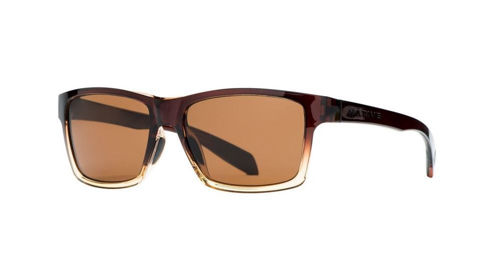 Native Eyewear Flatirons Progressive Prescription Sunglasses,Stout Fade Frame,Polarized,172 383 524PR