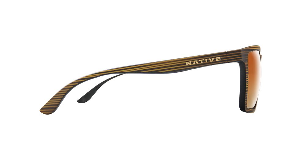 Native Eyewear Four Corners, Wood Frame, Bronze Reflex Lens, 198 903 527