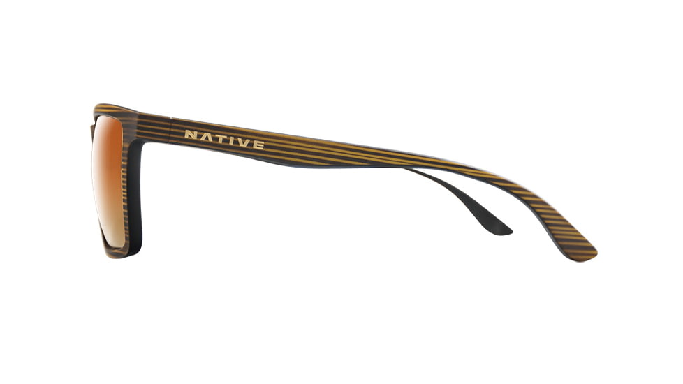 Native Eyewear Four Corners, Wood Frame, Bronze Reflex Lens, 198 903 527