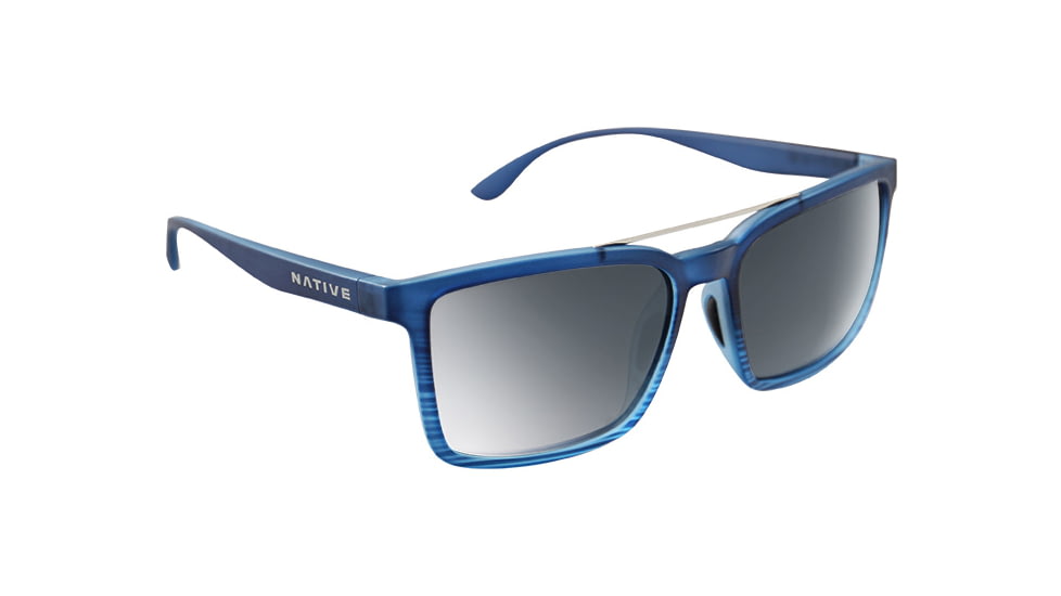 Native Eyewear FourCorners, Blue Water Frame, Silver Reflex Lens, 198 942 528