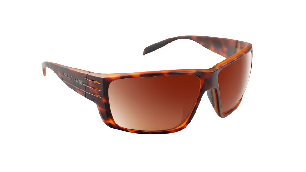 Native Eyewear Griz, Dark Tort Frame, Brown Lens, 196 940 524