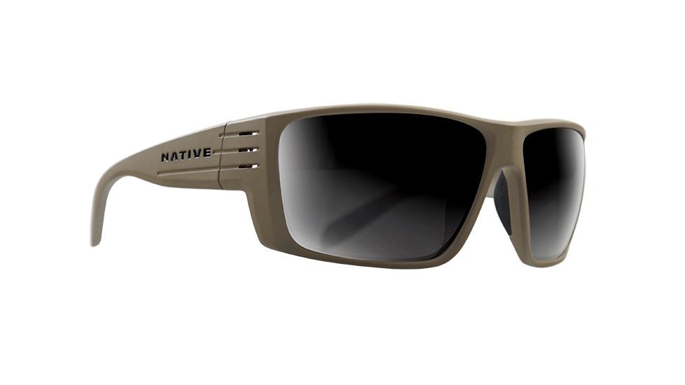 Native Eyewear Griz, Desert Tan Frame, Gray Lens, 196 936 523