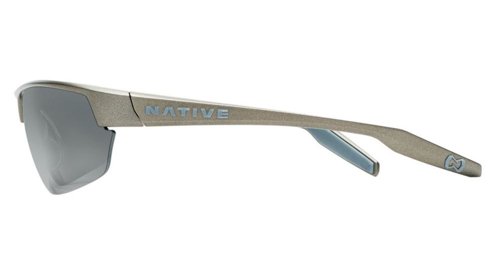 Native Eyewear Hardtop Ultra Sunglasses,Charcoal Frame,Gray Lens,Polarized,171 348 523