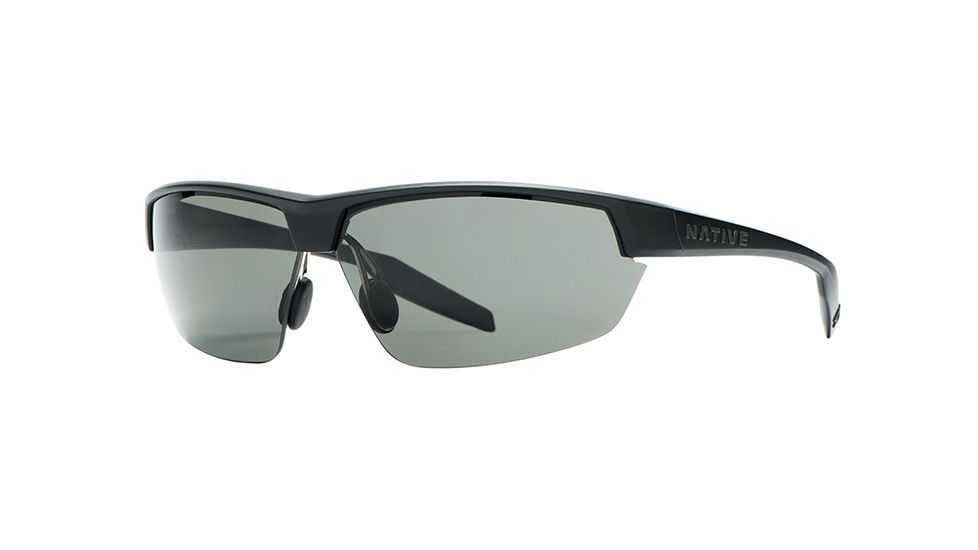 Native Eyewear Hardtop Ultra Sunglasses,Asphalt Frame,Gray Lens,Polarized,171 302 523