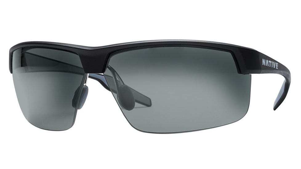 Native Eyewear Hardtop Ultra XP, Matte Black Frame, Gray Lens, 182 302 523