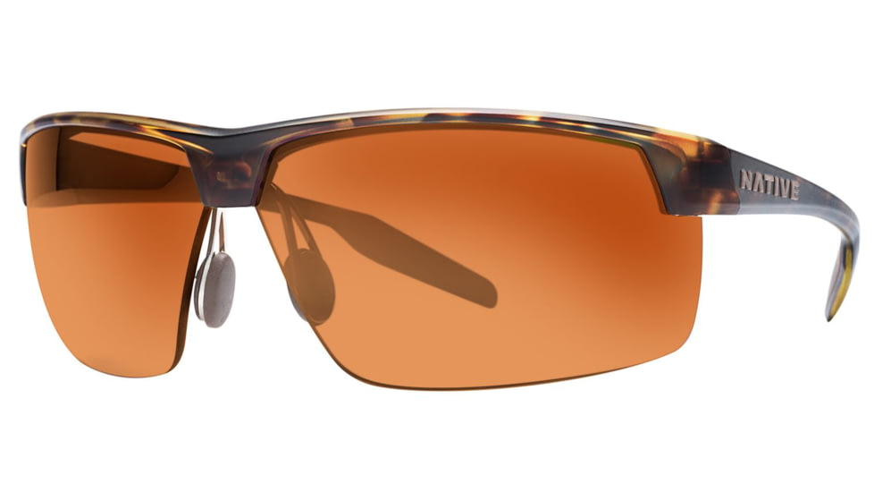 Native Eyewear Hardtop Ultra XP Sunglasses,Desert Tort Frame,Brown Lens,Polarized,182 312 524