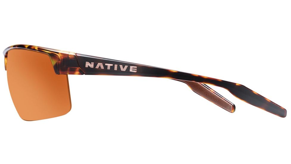 Native Eyewear Hardtop Ultra XP Sunglasses,Desert Tort Frame,Brown Lens,Polarized,182 312 524