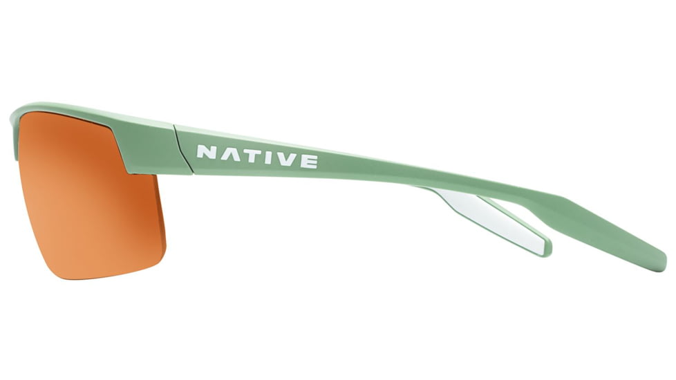 Native Eyewear Hardtop Ultra XP Sunglasses,Frasier Green/Dark Gray Frame,Brown Lens,Polarized,182 398 524