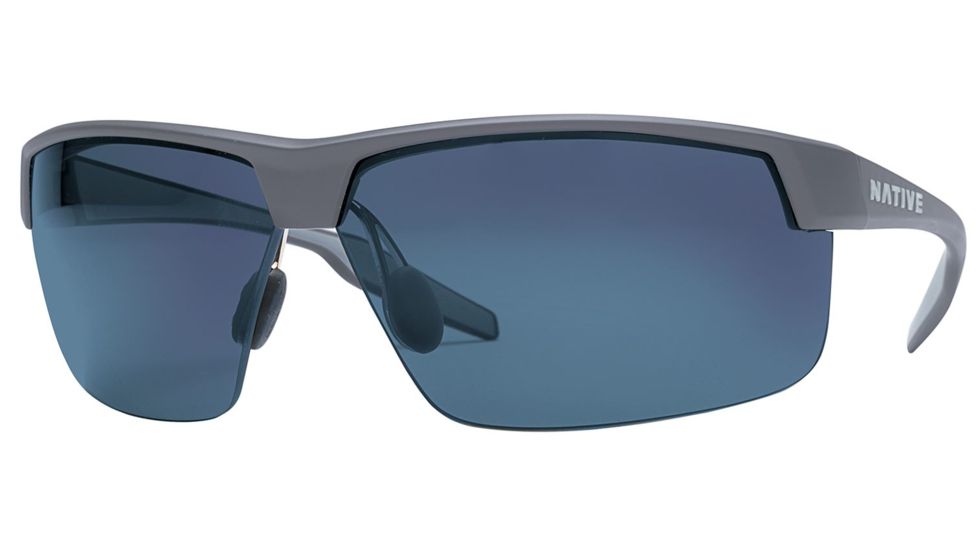 Native Eyewear Hardtop Ultra XP Sunglasses,Granite Frame,Blue Reflex Lens,Polarized,182 911 526