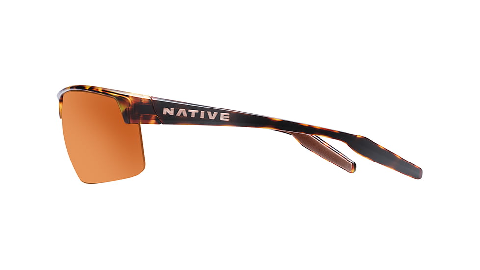 Native Eyewear Hardtop Ultra XP Sunglasses,Desert Tort Frame,Brown Lens,Polarized,182 312 524