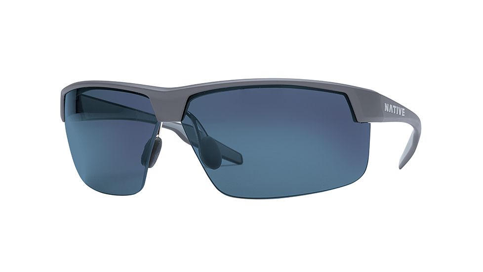 Native Eyewear Hardtop Ultra XP Sunglasses,Granite Frame,Blue Reflex Lens,Polarized,182 911 526