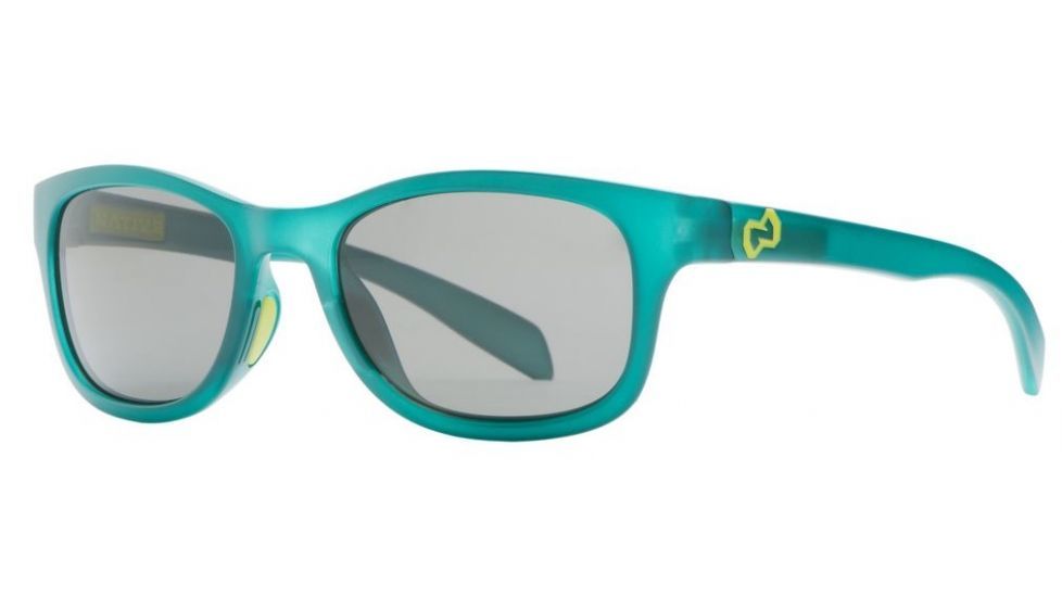 Native Eyewear Highline Single Vision Prescription Sunglasses,Evergreen Frost Frame,Polarized,165 393 523SV