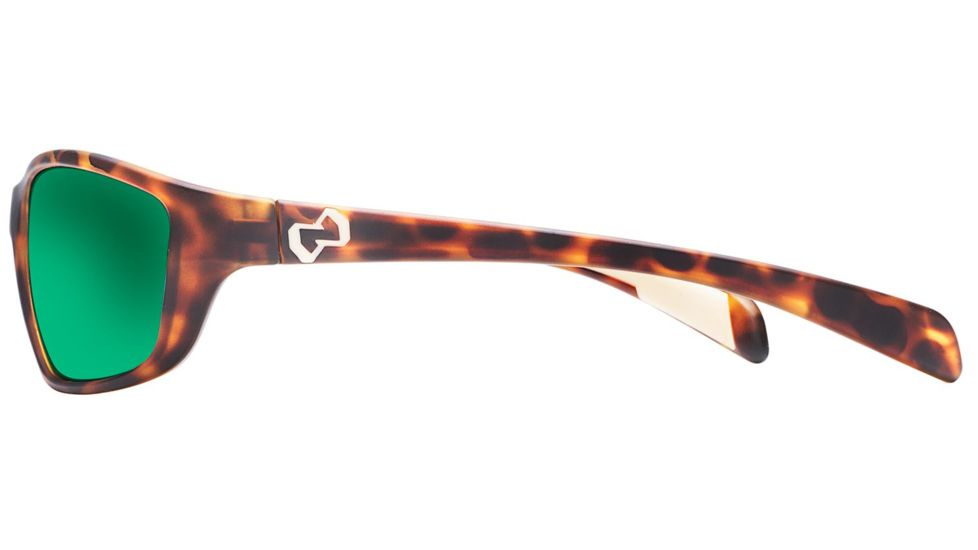 Native Eyewear Kodiak Sunglasses,Desert Tort Frame,Green Reflex Lens,Polarized,159 312 529