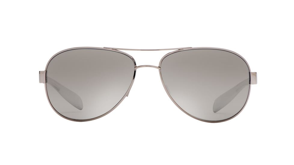 Native Eyewear Patroller Sunglasses,Chrome/Iron Frame,Silver Reflex Lens,Polarized,175 377 528