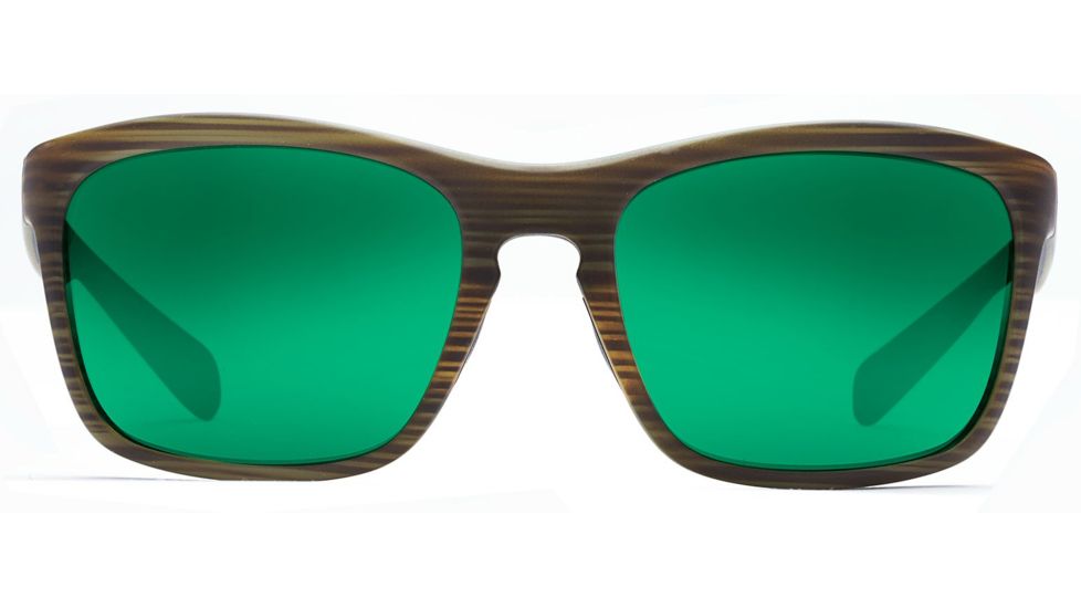 Native Eyewear Penrose Sunglasses,Wood/Black Frame,Green Reflex Brown Lens,Polarized,179 903 529