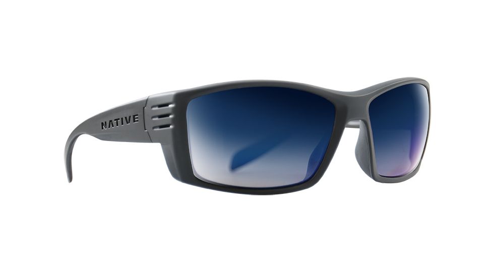 Native Eyewear Raghorn, Granite Frame, Blue Reflex Lens, 199 911 526