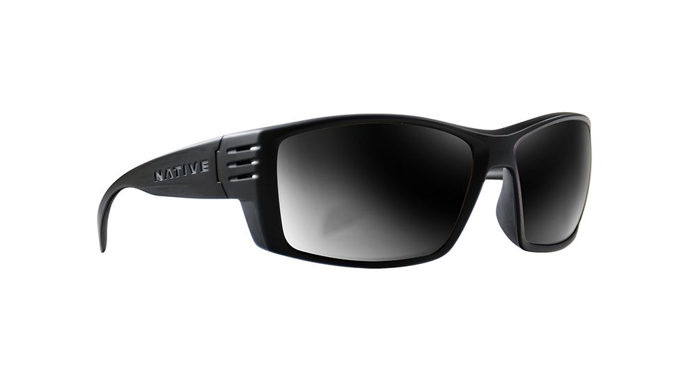 Native Eyewear Raghorn, Matte Black Frame, Gray Lens, 199 302 523