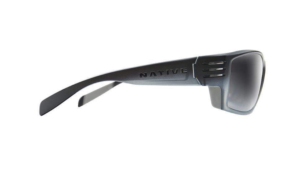 Native Eyewear Raghorn, Smoke Fade Frame, Silver Reflex Lens, 199 327 528
