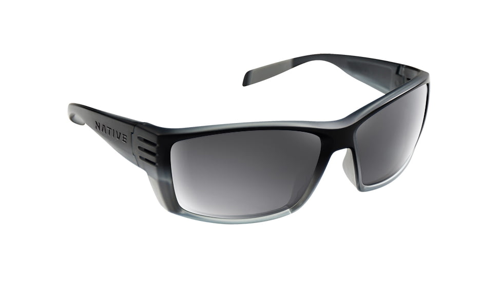 Native Eyewear Raghorn, Smoke Fade Frame, Silver Reflex Lens, 199 327 528