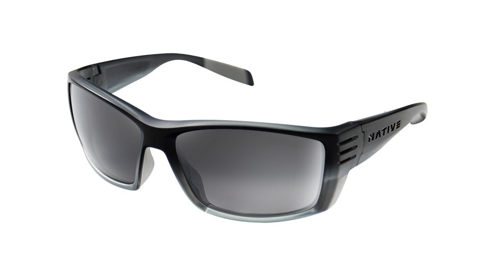 Native Eyewear Raghorn, Smoke Fade Frame, Silver Reflex Lens, 199 327 528