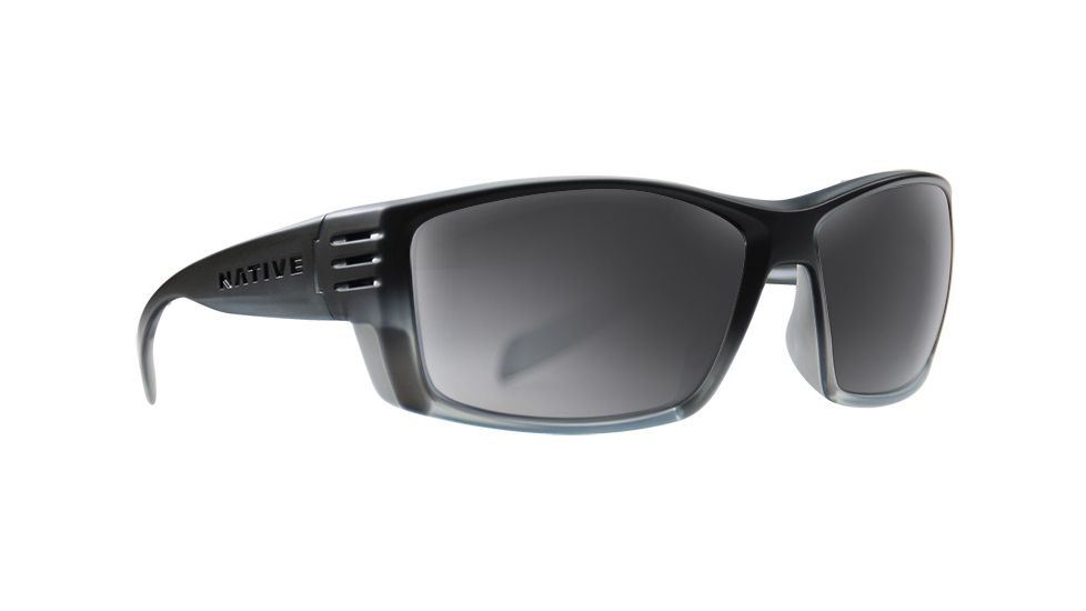 Native Eyewear Raghorn, Smoke Fade Frame, Silver Reflex Lens, 199 327 528
