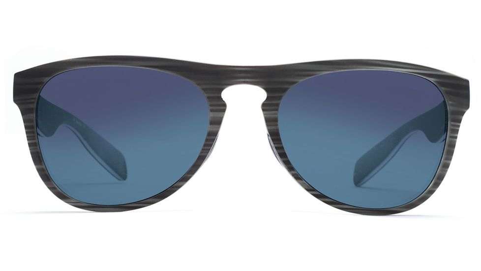 Native Eyewear Sanitas Sunglasses,Driftwood/White/Blue Frame,Blue Reflex Gray Lens,Polarized,180 908 526