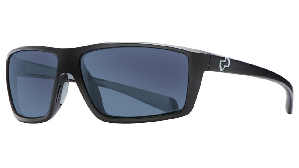 Native Eyewear Sidecar Sunglasses,Asphalt Frame,Blue Reflex Lens,Polarized,158 302 526