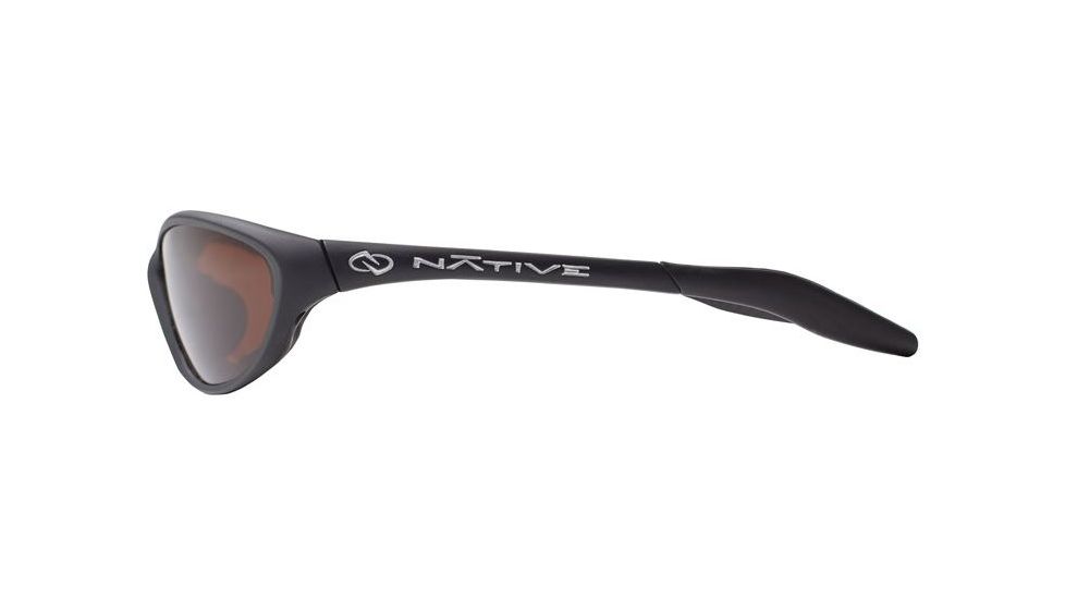 Native Eyewear Silencer Sunglasses, Asphalt Frame, Brown Lens, Polarized, 115 302 515