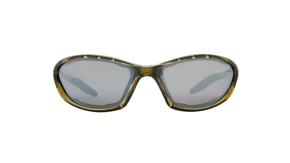 Native Eyewear Silencer Sunglasses, Moss Frame, Silver Reflex Gray Lens, Polarized, 115 356 521