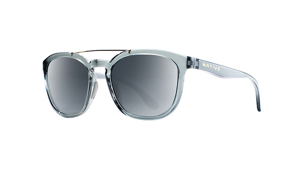 Native Eyewear Sixty-Six Progressive Prescription Sunglasses, Dark Crystal Gray Frame, Polarized, 192 929 523PR