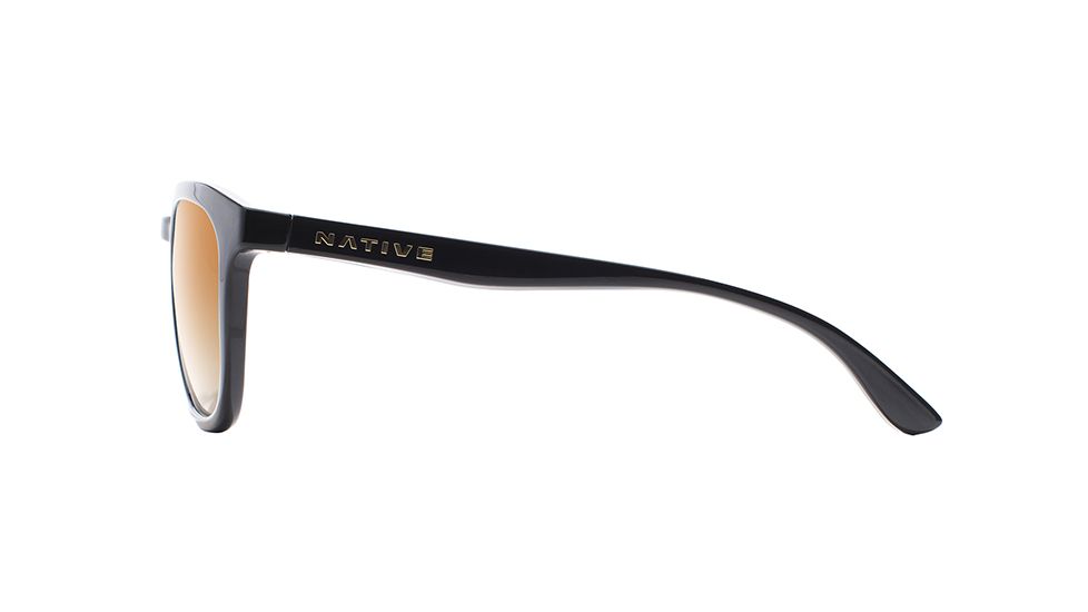 Native Eyewear Sixty-Six Progressive Prescription Sunglasses, Gloss Black Frame, Polarized, 192 300 527PR