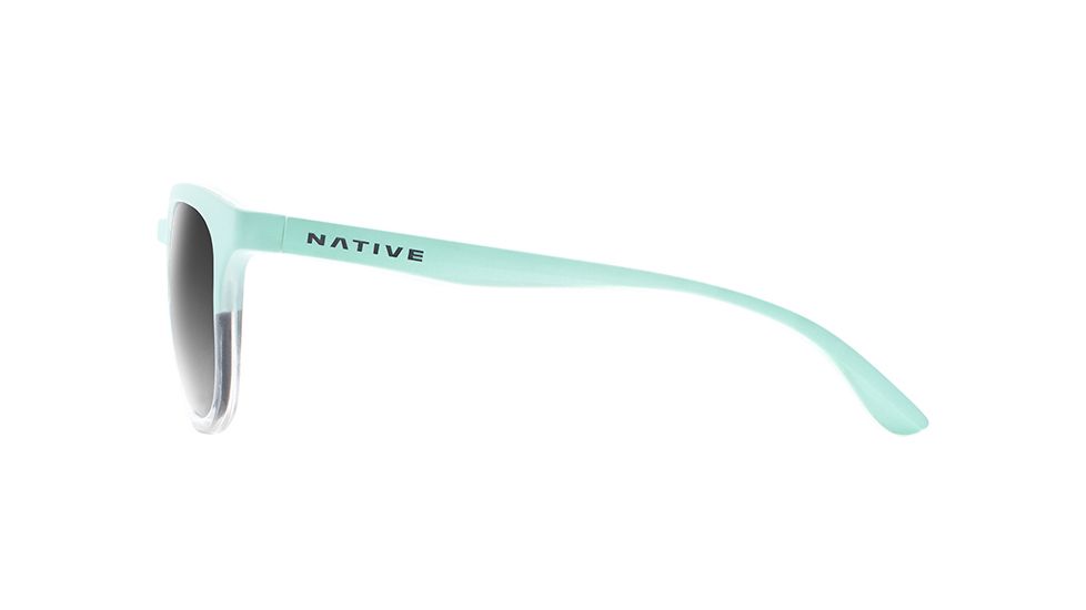 Native Eyewear Sixty-Six Progressive Prescription Sunglasses, Matte Mint / Crystal Frame, Polarized, 192 935 523PR
