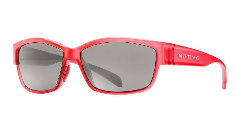 Native Eyewear Toolah Progressive Prescription Sunglasses,Red Frost Frame,Polarized,174 392 528PR