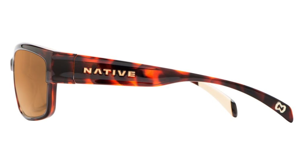 Native Eyewear Toolah Sunglasses,Maple Tort Frame,Brown Lens,Polarized,174 342 524